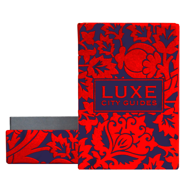 LUXE Bespoke Scarlet Acanthus Flocked Box of 5